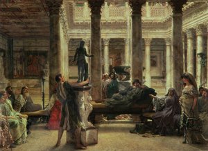 Romeinse Kunstliefhebber, 1870 door Lawrence Alma Tadema